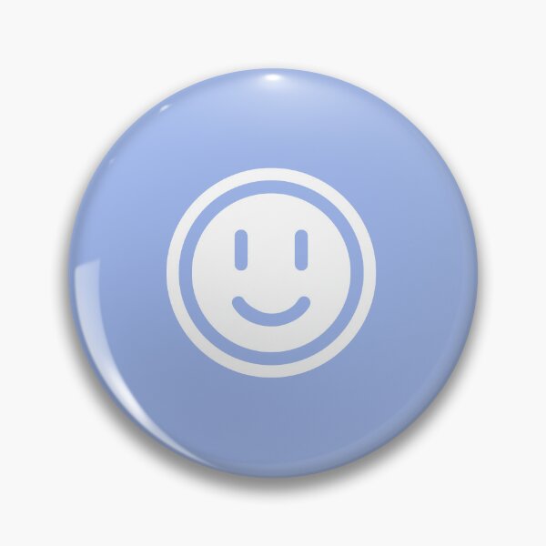 Item preview, Smiley face (pastel blue) designed and sold by do-is-a-leaf.