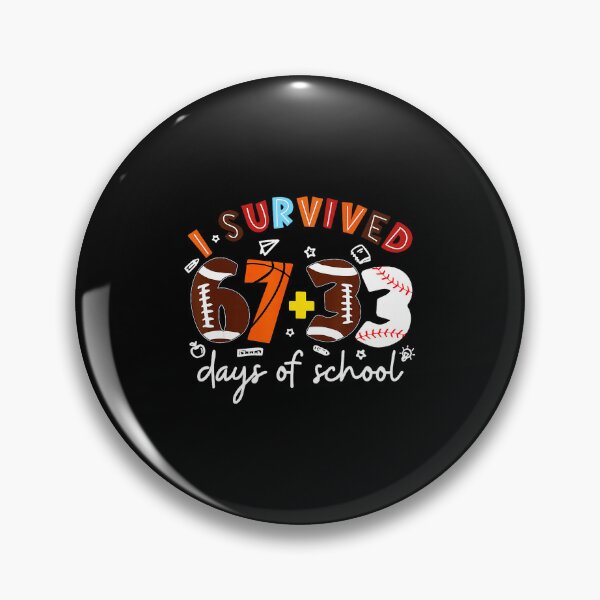 Item preview, I Survived 67 + 33 Days of School Sports Theme designed and sold by gladysenglish.