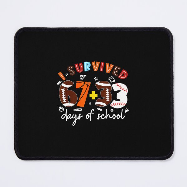 Item preview, I Survived 67 + 33 Days of School Sports Theme designed and sold by gladysenglish.