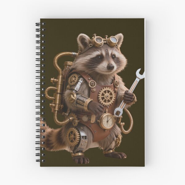 Item preview, The Clockwork Bandit Raccoon designed and sold by SynthRaccoon.