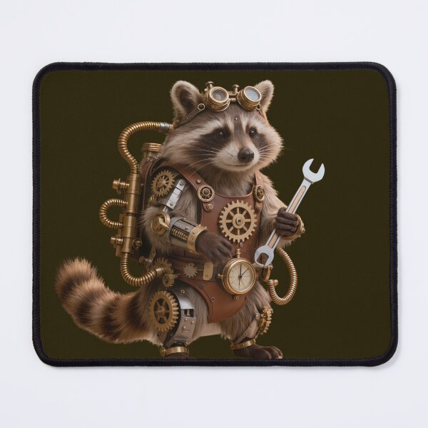 Item preview, The Clockwork Bandit Raccoon designed and sold by SynthRaccoon.