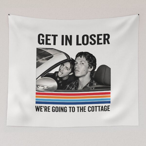 Item preview, Get in Loser We're Going to the Cottage Car Air Freshener ,Ilya Rozanov and Shane Hollander Heated Rivalry designed and sold by GallegosLandin.