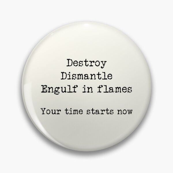 Item preview, Taskmaster | Destroy, Dismantle, Engulf in Flames designed and sold by eldram.