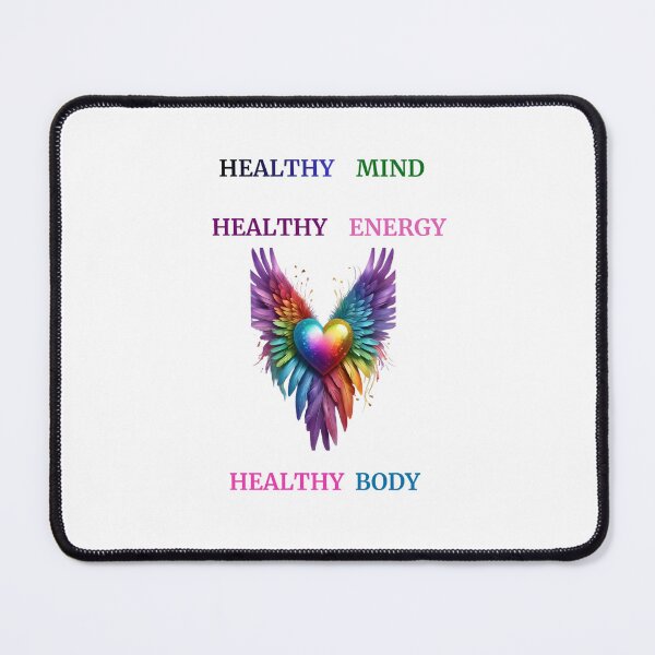 Item preview, HEALTHY MIND HEALTHY  ENERGY  HEALTHY BODY QUOTED PRODUCTS TO ATTRACT HEALTH designed and sold by Brewgoodness.