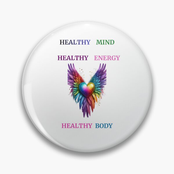 Item preview, HEALTHY MIND HEALTHY  ENERGY  HEALTHY BODY QUOTED PRODUCTS TO ATTRACT HEALTH designed and sold by Brewgoodness.