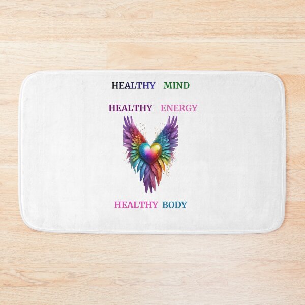 Item preview, HEALTHY MIND HEALTHY  ENERGY  HEALTHY BODY QUOTED PRODUCTS TO ATTRACT HEALTH designed and sold by Brewgoodness.