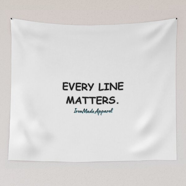 Item preview, Every Line Matters Electrician T-Shirt | Electrical Worker Pride Tee for Linemen, Contractors & Apprentices designed and sold by IronMade Apparel.