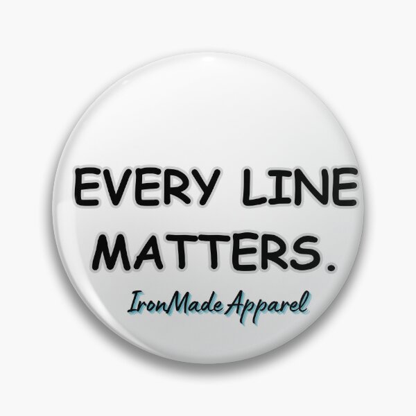 Item preview, Every Line Matters Electrician T-Shirt | Electrical Worker Pride Tee for Linemen, Contractors & Apprentices designed and sold by IronMade Apparel.