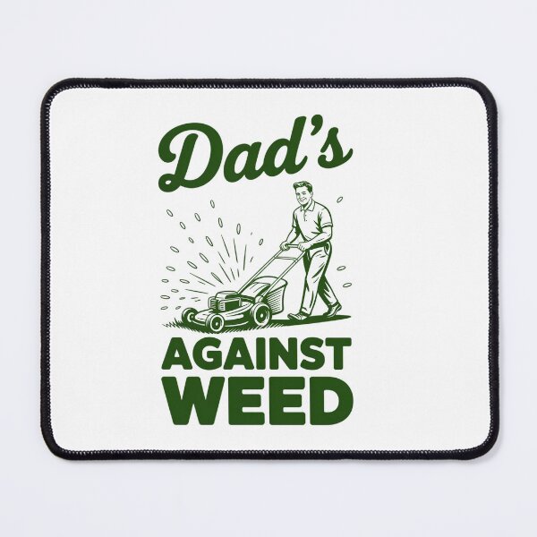 Item preview, Dads Against Weed Garden Dad Lawn Mower Care Father Day designed and sold by HellD3vil-Art.