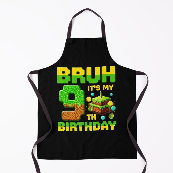 Item preview, Bruh It’s My 9th Birthday Pixel Gamer Style  designed and sold by FGTV2021.