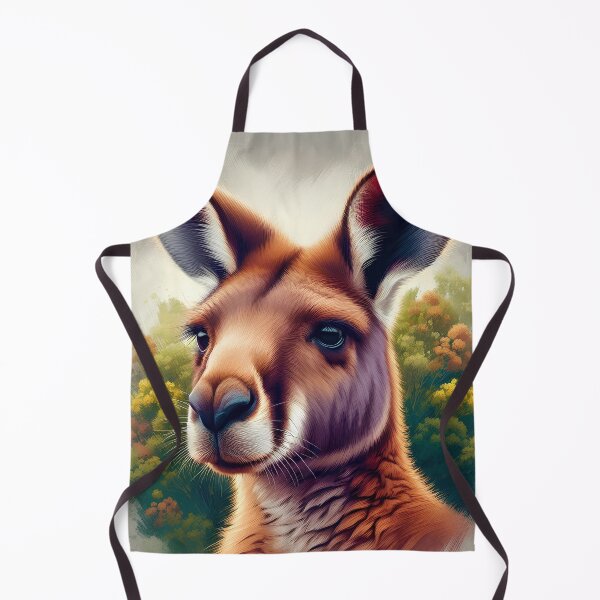 Item preview, Kangaroo portrait designed and sold by Artillenium.