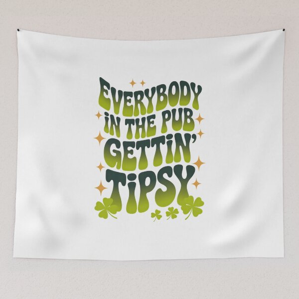 Item preview, Everybody In The Pub Getting Tipsy St Pattys Day designed and sold by IdunayaStore.