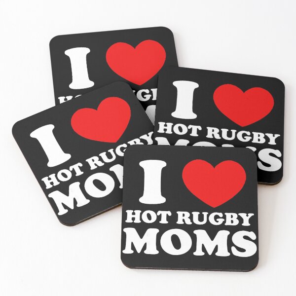 Artikelvorschau, Ich liebe heiße Rugby-Mütter – Lustiger Sportspruch entworfen und verkauft von GabrieSketcham.