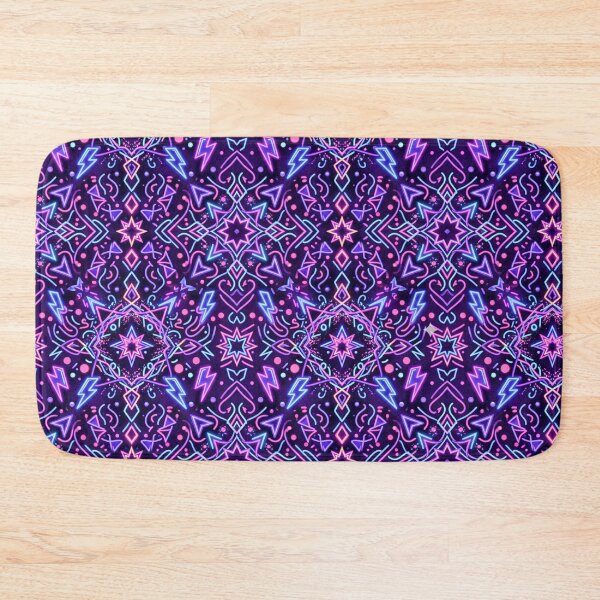 Item preview, Retro Arcade Carpet Pattern – Neon 90s Gaming Aesthetic designed and sold by sam54796.