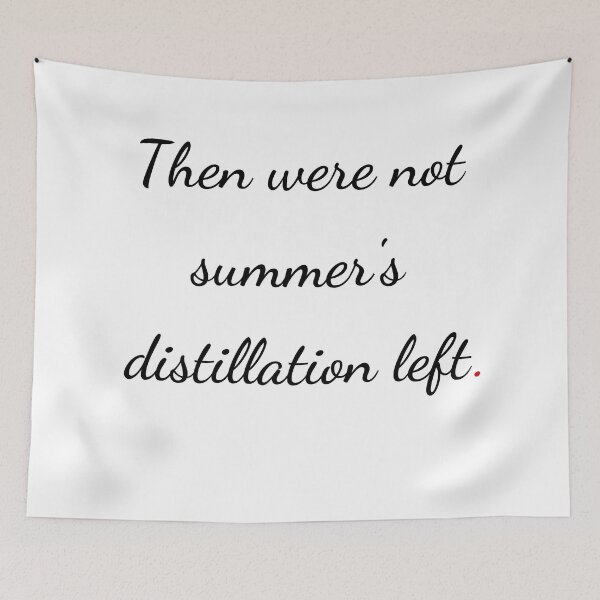 Item preview, "Then were not summer's distillation left" - handwriting black designed and sold by ariksworld.