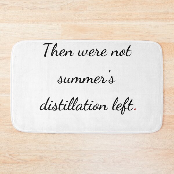 Item preview, "Then were not summer's distillation left" - handwriting black designed and sold by ariksworld.