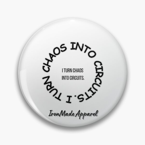 Item preview, I Turn Chaos Into Circuits T-Shirt | Electrician Pride, Lineman Humor, Electrical Worker Tee designed and sold by IronMade Apparel.