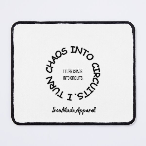 Item preview, I Turn Chaos Into Circuits T-Shirt | Electrician Pride, Lineman Humor, Electrical Worker Tee designed and sold by IronMade Apparel.
