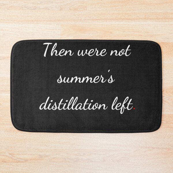 Item preview, "Then were not summer's distillation left" - handwriting white designed and sold by ariksworld.