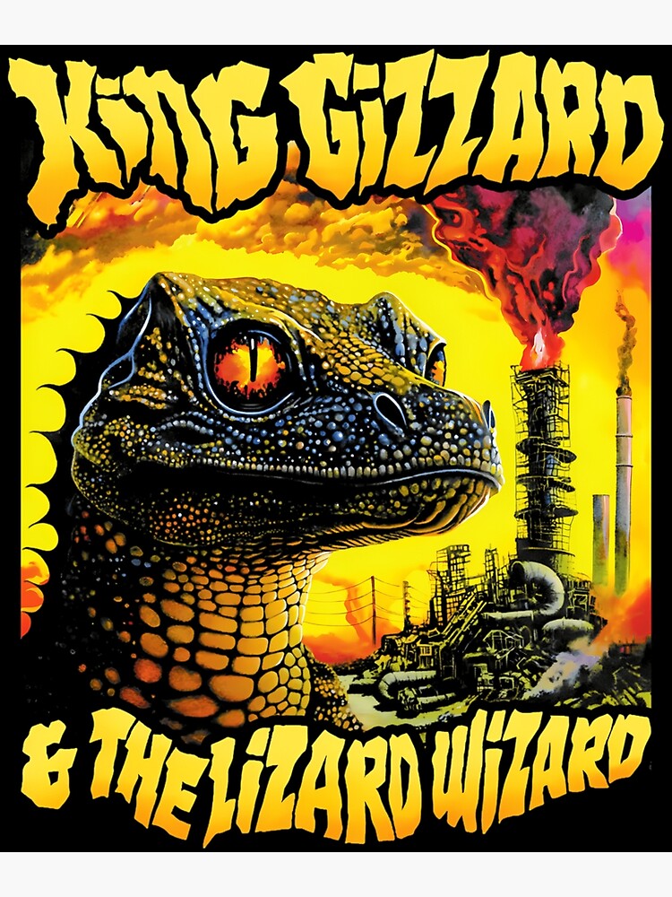 King Gizzard And The Lizard Wizard Wall Art for Sale | Redbubble