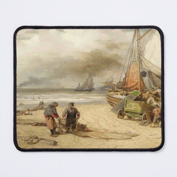 Item preview, Fisherman on the beach designed and sold by SharonTheFirst.