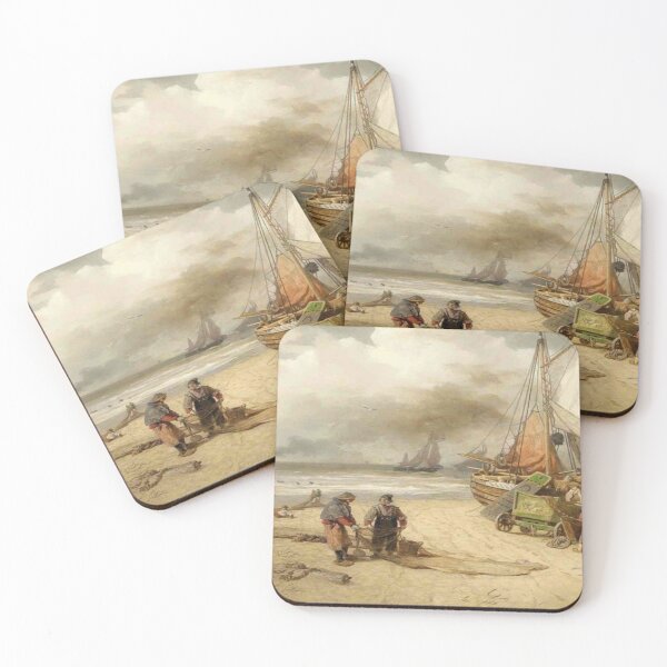 Item preview, Fisherman on the beach designed and sold by SharonTheFirst.