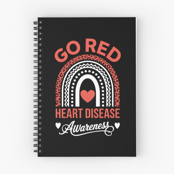 Item preview, Go Red Heart Disease Awareness Bleached Rainbow designed and sold by IdunayaStore.