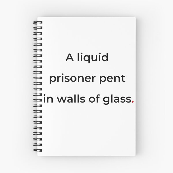 Item preview, "A liquid prisoner pent in walls of glass" - print black designed and sold by ariksworld.