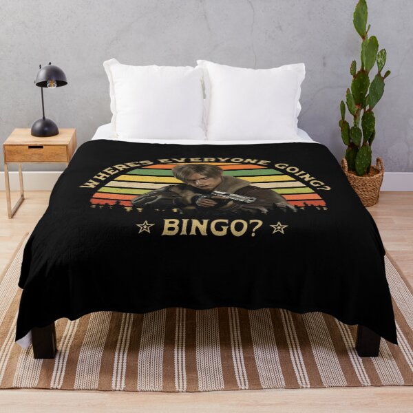 Item preview, Vintage Resident Evil Leon Kennedy Bingo designed and sold by HappyHedgeTees.