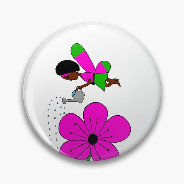 Item preview, Fairy Watering a Garden designed and sold by Aunty Riah Studios.