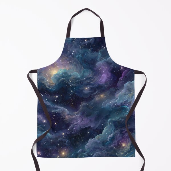 Item preview, Cosmic Galaxy Pattern – Starry Night Sky Seamless Design designed and sold by OpenDreamArts.