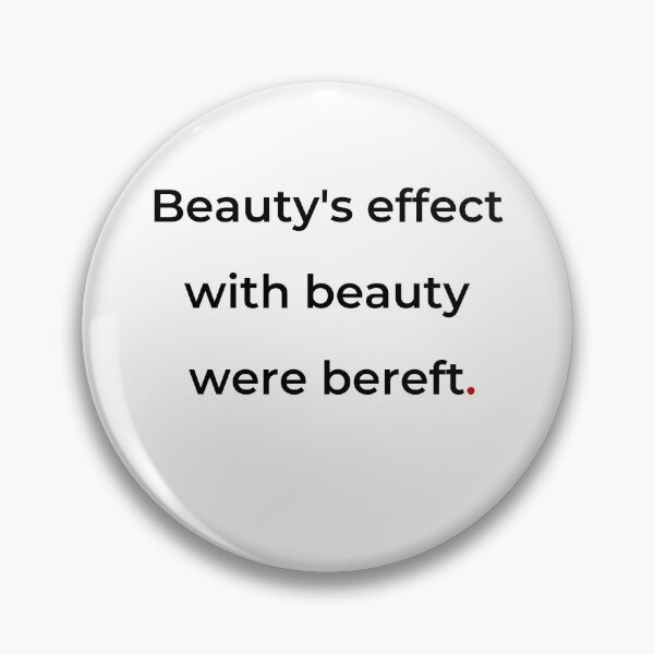 Item preview, "Beauty's effect with beauty were bereft" - print black designed and sold by ariksworld.