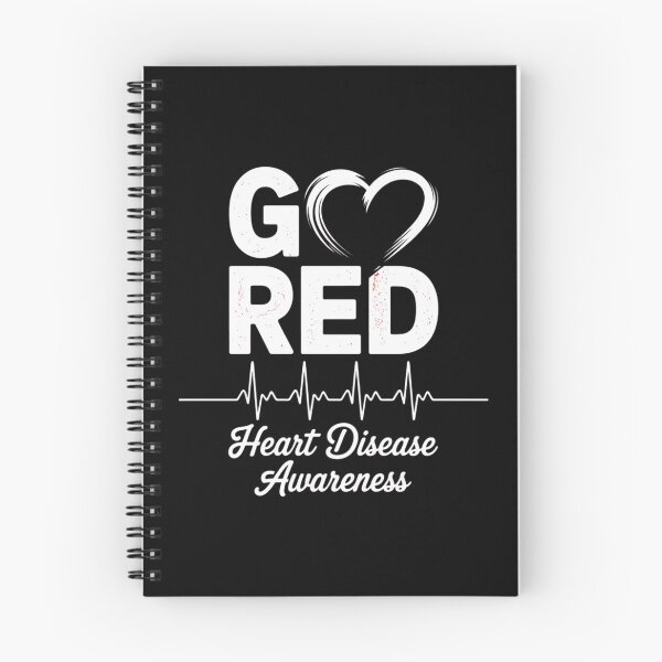 Item preview, Go Red Heartbeat & Red Ribbon Heart Disease Awareness Day designed and sold by IdunayaStore.