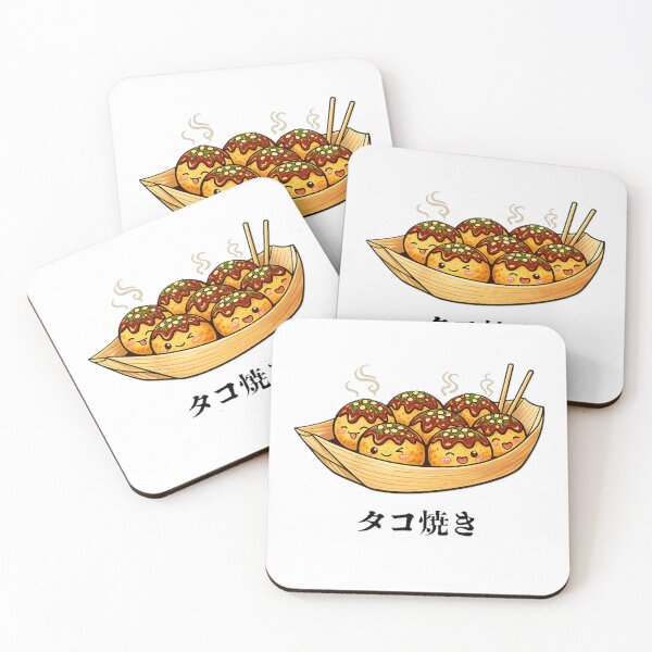 Item preview, Fresh & Happy Kawaii Takoyaki Party Family designed and sold by SakuraMarket26.