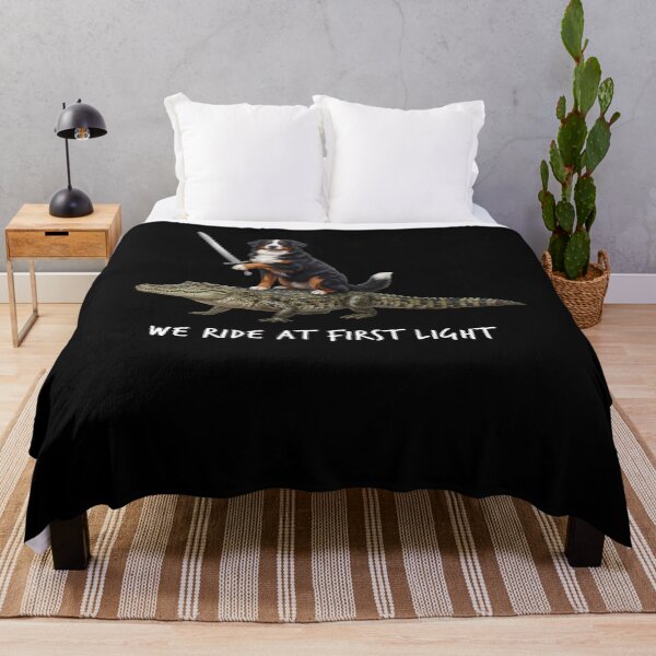 Item preview, We Ride at First Light Funny Brussels Griffon Crocodile Dog Lover designed and sold by TerryConnells.