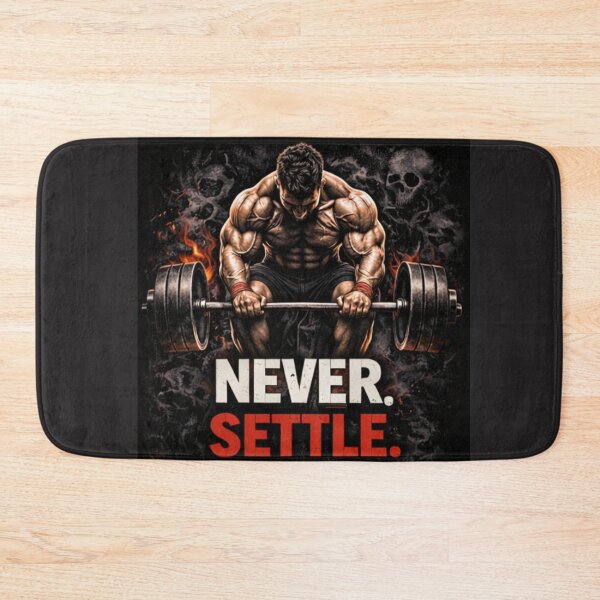 Item preview, NEVER SETTLE designed and sold by SilentRep.