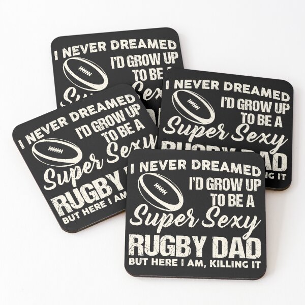 Item preview, Super Sexy Rugby Dad Funny Saying Graphic designed and sold by GabrieSketcham.