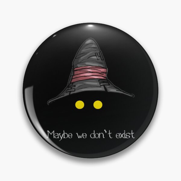 Item preview, Maybe We Don't Exist - Final Fantasy IX (Vivi) designed and sold by archiwyzardArt.