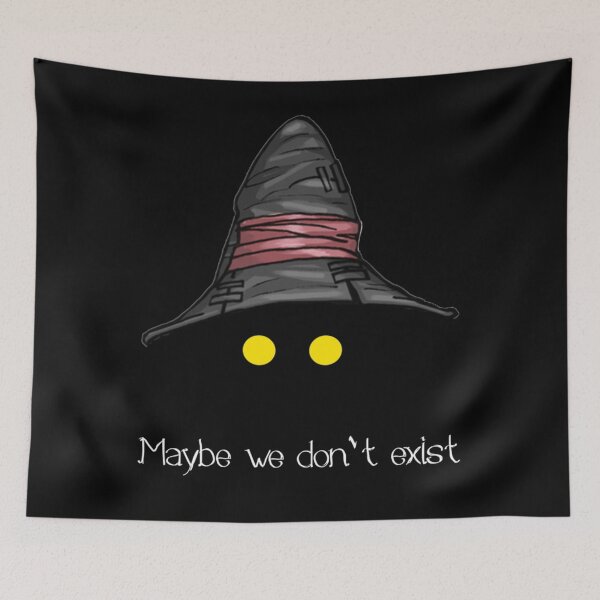Item preview, Maybe We Don't Exist - Final Fantasy IX (Vivi) designed and sold by archiwyzardArt.