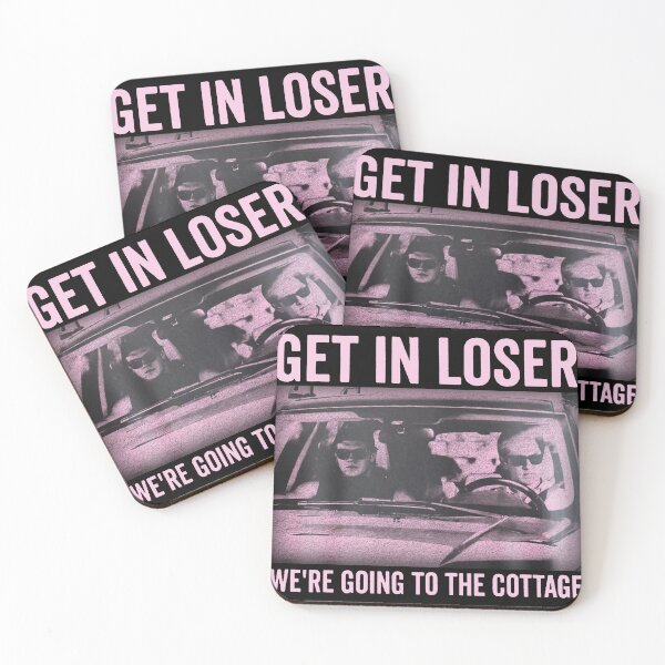 Item preview, Vintage Get In Loser We're Going To The Cottage ,Heated Rivalry Pink  designed and sold by GallegosLandin.