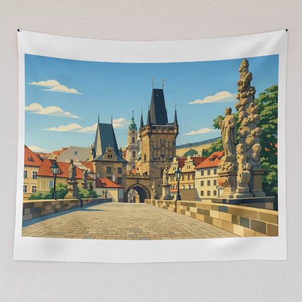 Item preview, Prague - Charles Bridge designed and sold by darekkocurek.