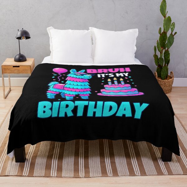 Item preview, Bruh It’s My Birthday Funny Llama Piñata  designed and sold by FGTV2021.