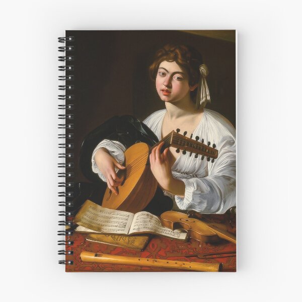 Item preview, Caravaggio Lute Player Baroque Music Painting Fine Art designed and sold by TheSoulOfArt.