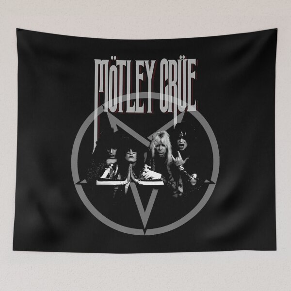 Item preview, Motley Crue Dark Minimal Pentagram Art Design designed and sold by moldoigiriz.
