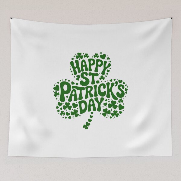 Item preview, Happy St. Patricks Day with Shamrock designed and sold by IdunayaStore.