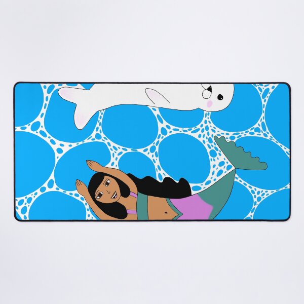 Item preview, Mermaid and Harp Seal designed and sold by Aunty Riah Studios.