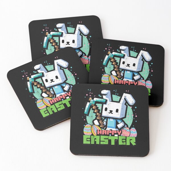 Item preview, Happy Easter Bunny Pixel Game Gaming Gamer Boys Kids Men designed and sold by MatherFisher.