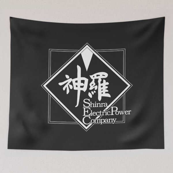 Item preview,  Final Fantasy Vii Remake - Shinra Electric Power Company (Logo) White designed and sold by Julezzzzzzzzzz.