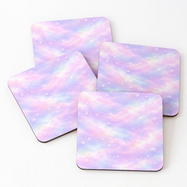 Item preview, Dreamy Galaxy Pattern – Pastel Nebula Seamless Aesthetic Art designed and sold by OpenDreamArts.