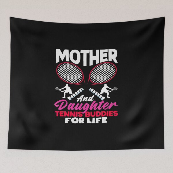 Item preview, Mother and Daughter Tennis Buddies for Life designed and sold by WayTBeenkenArt.